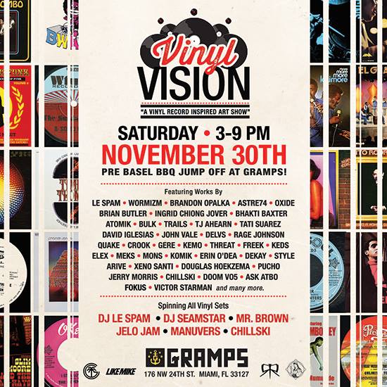 Vinyl Vision Miami Art Basel Show