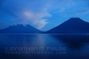 Sunset @ Largo Atitlan, Guatemala