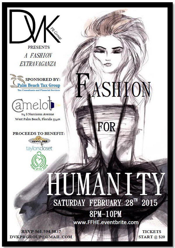 Fashion for humanity live painting